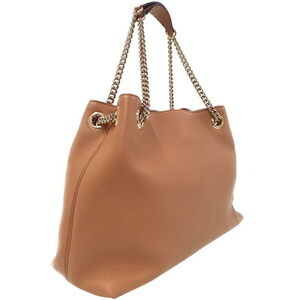 Gucci pebbled Chain Bag leather Shoulder Soho Tote